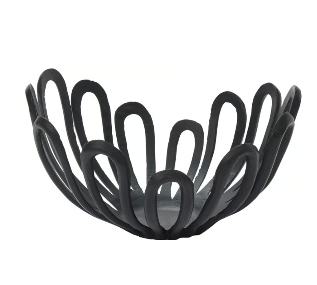 Black Cast Iron Bowl