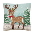 Snowing Reindeer Pillow