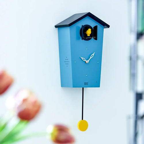 BirdHouse Modern Cuckoo Clock Teal