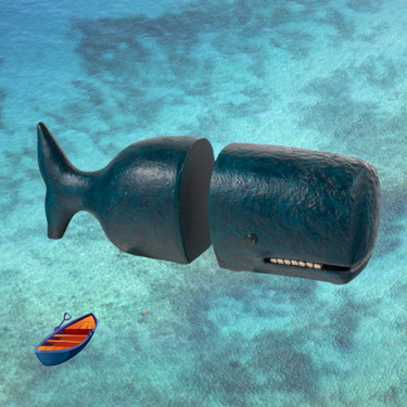 Whale Bookends
