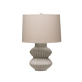 Fluted Terracotta Table Lamp
