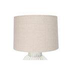 Fluted Terracotta Table Lamp