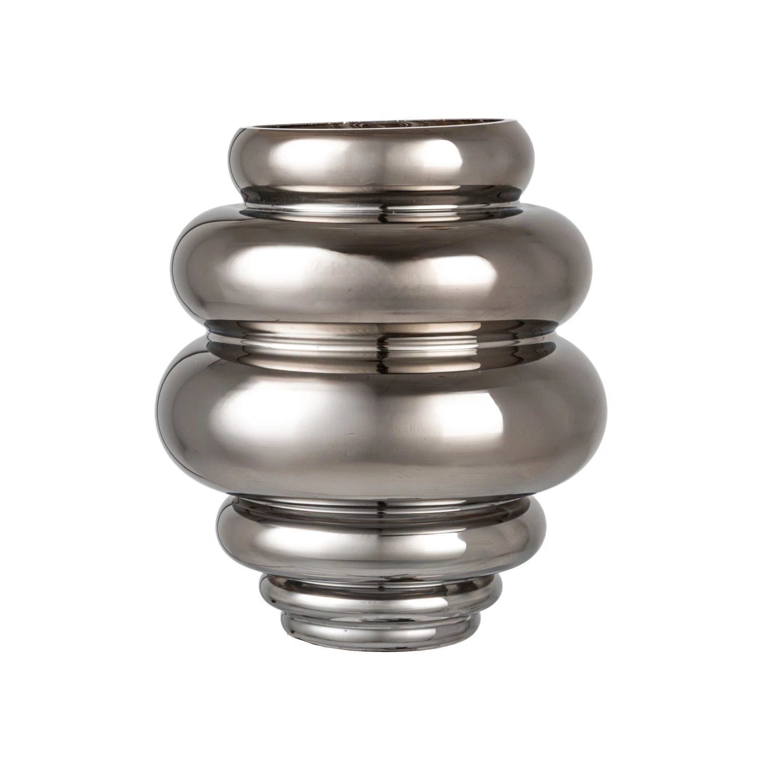 Chrome Glass Vase