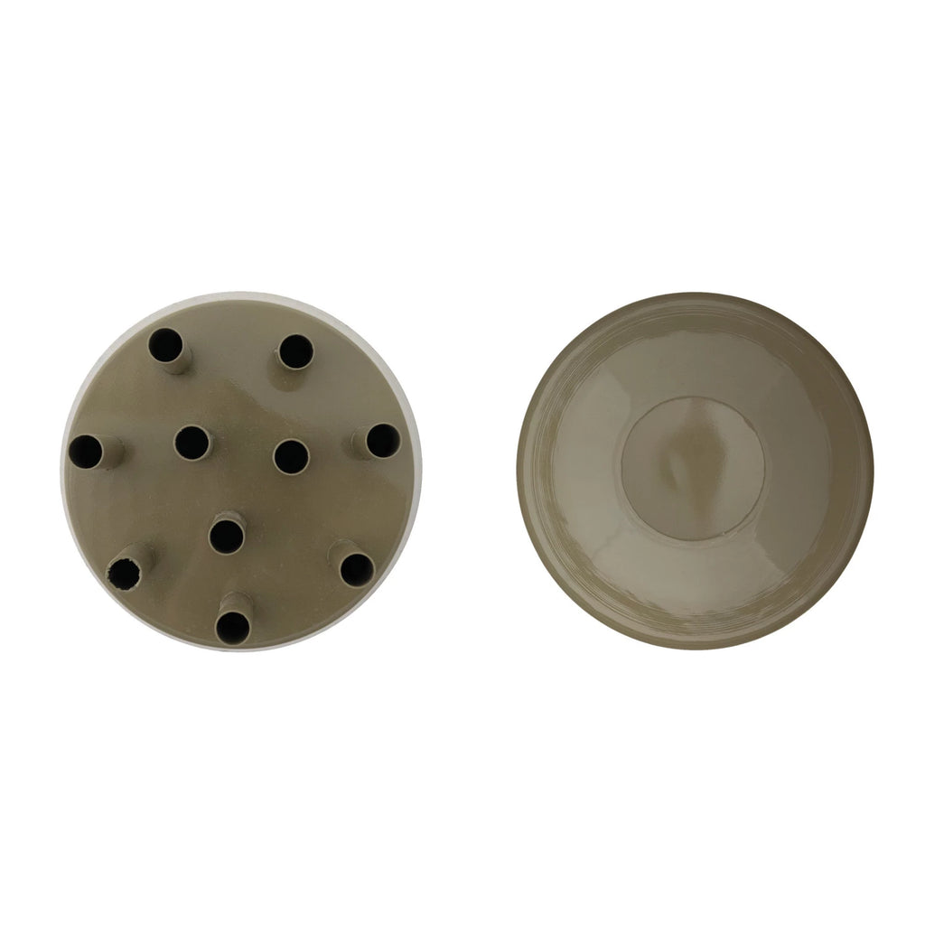 Olive Multi-Stem Vase