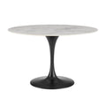 Black Pedestal Dining Table