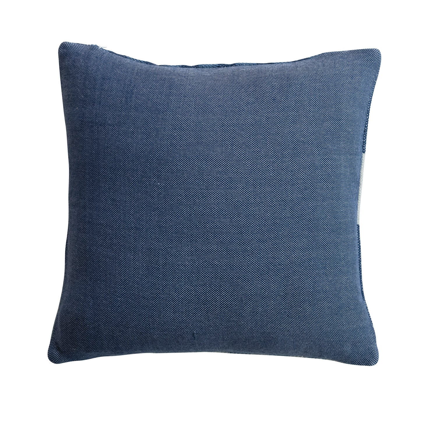 Blue Woven Pillow