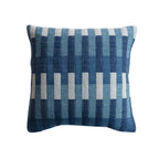 Blue Woven Pillow
