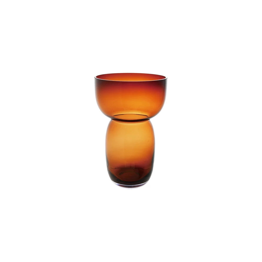 Amber Round Vase