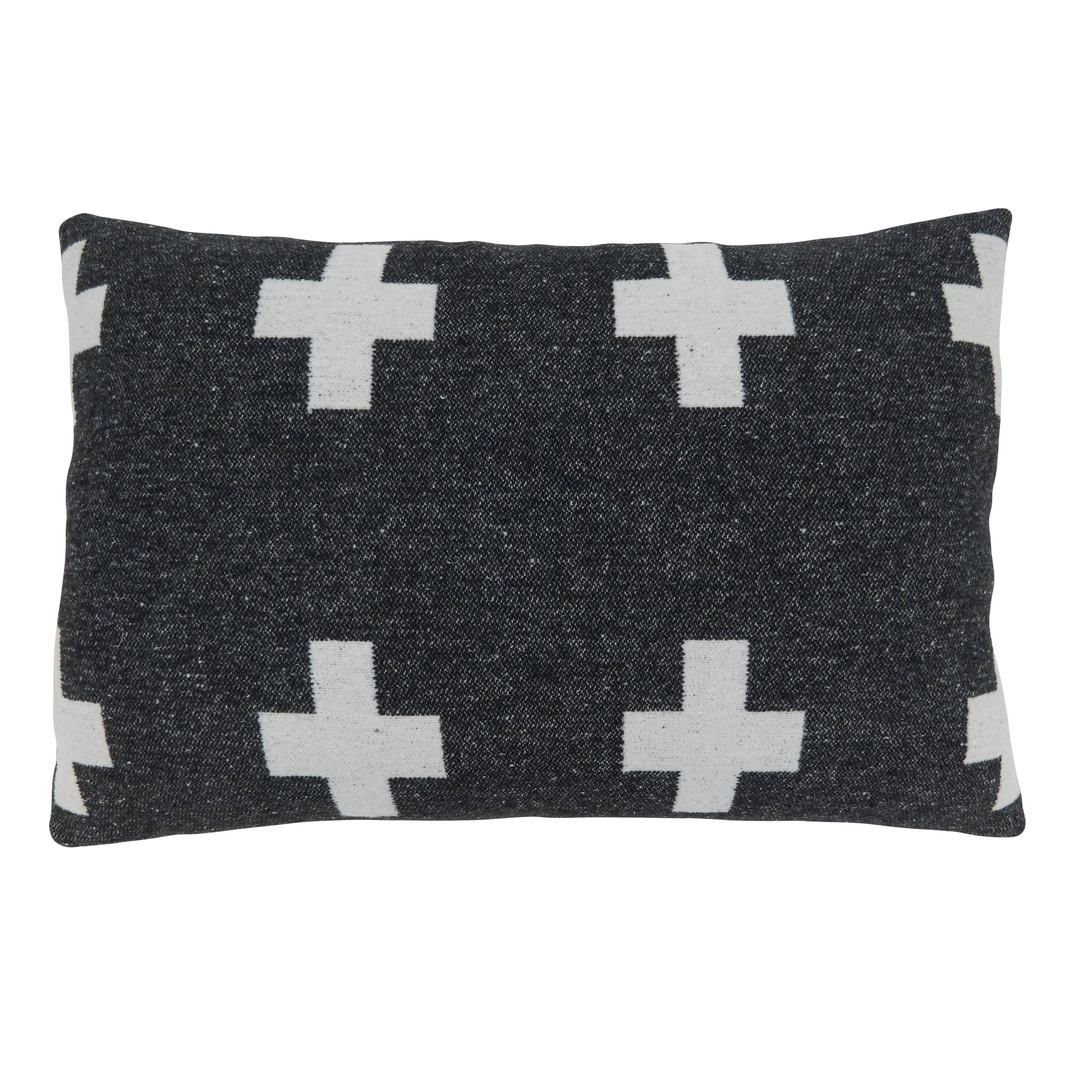Plus Sign Throw Pillow