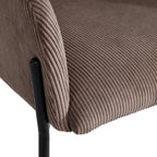 Corduroy Dining Chair Chairs LH Imports 