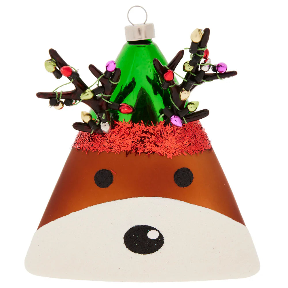 Dazzling Lights Reindeer Ornament