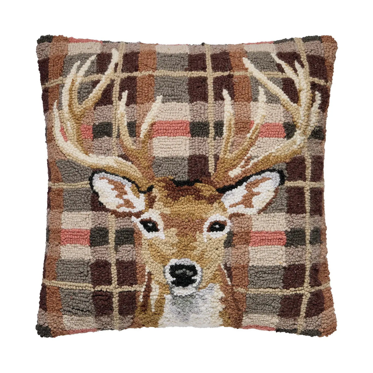 Deer Tartan Pillow