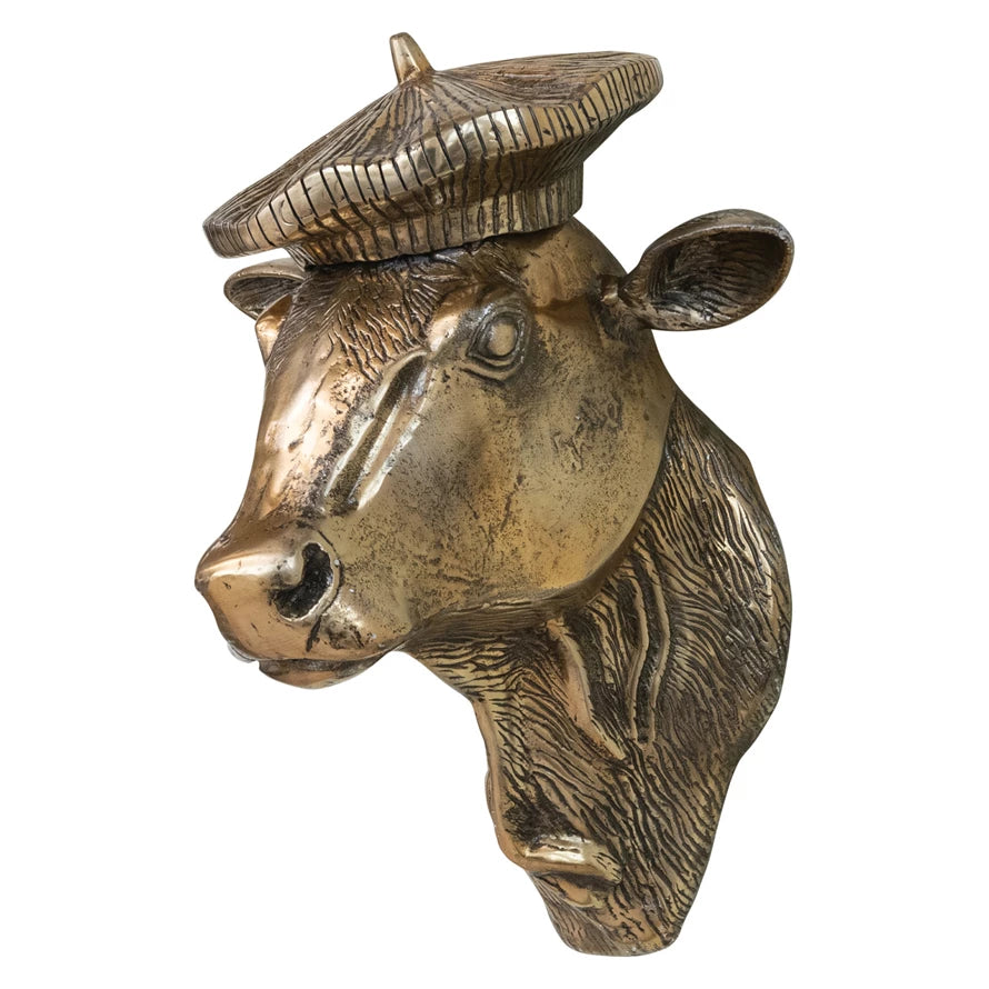 Wall Mounted French Cow