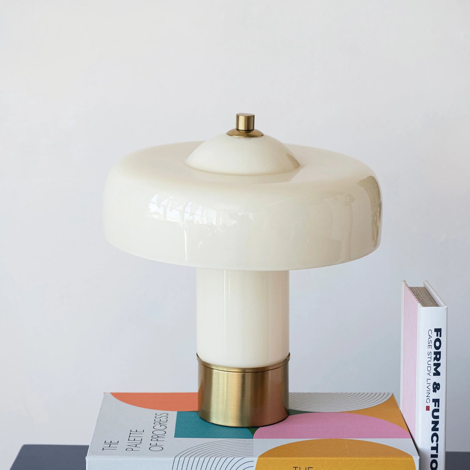 Milk Glass Table Lamp