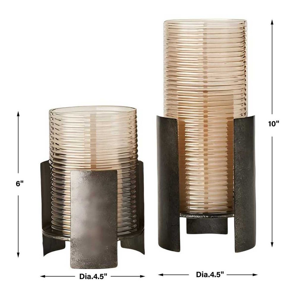 Fluted Candleholders