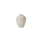fluted white bud vase