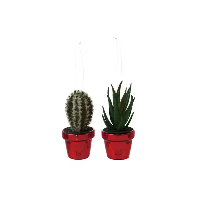 Potted Cactus Ornaments
