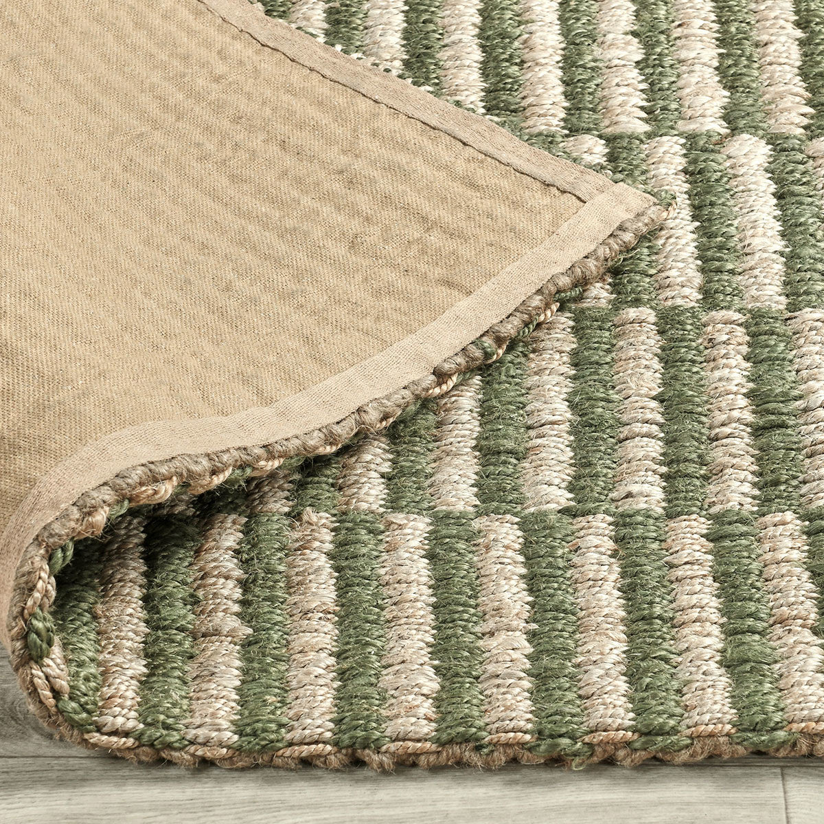Green Jute Rug