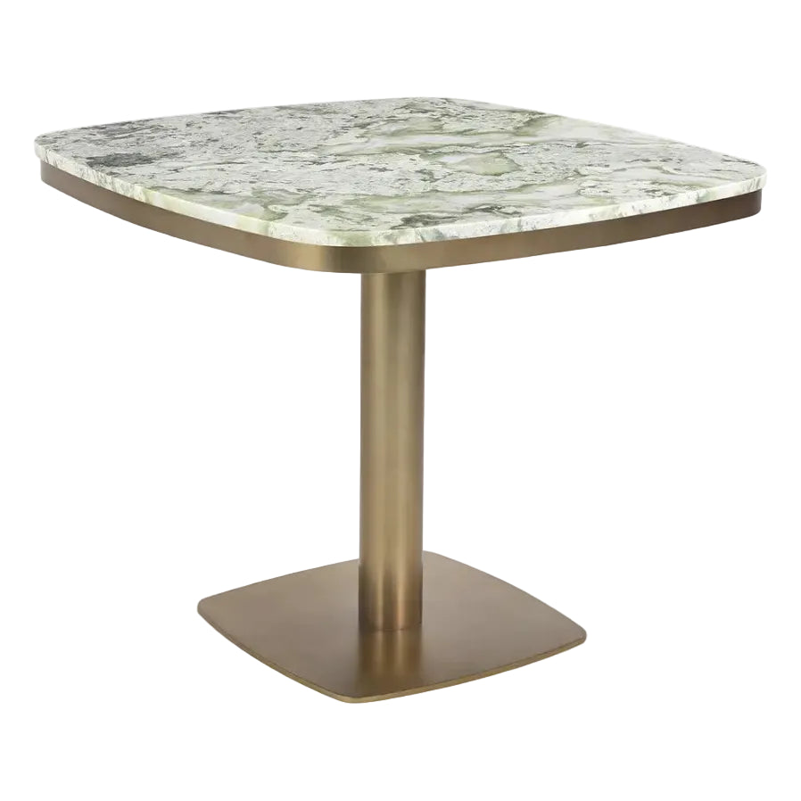 Green Marble Cafe Table