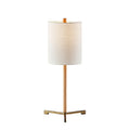 Wood and Brass Table Lamp - Maddox