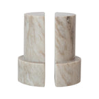Marble Column Book Ends