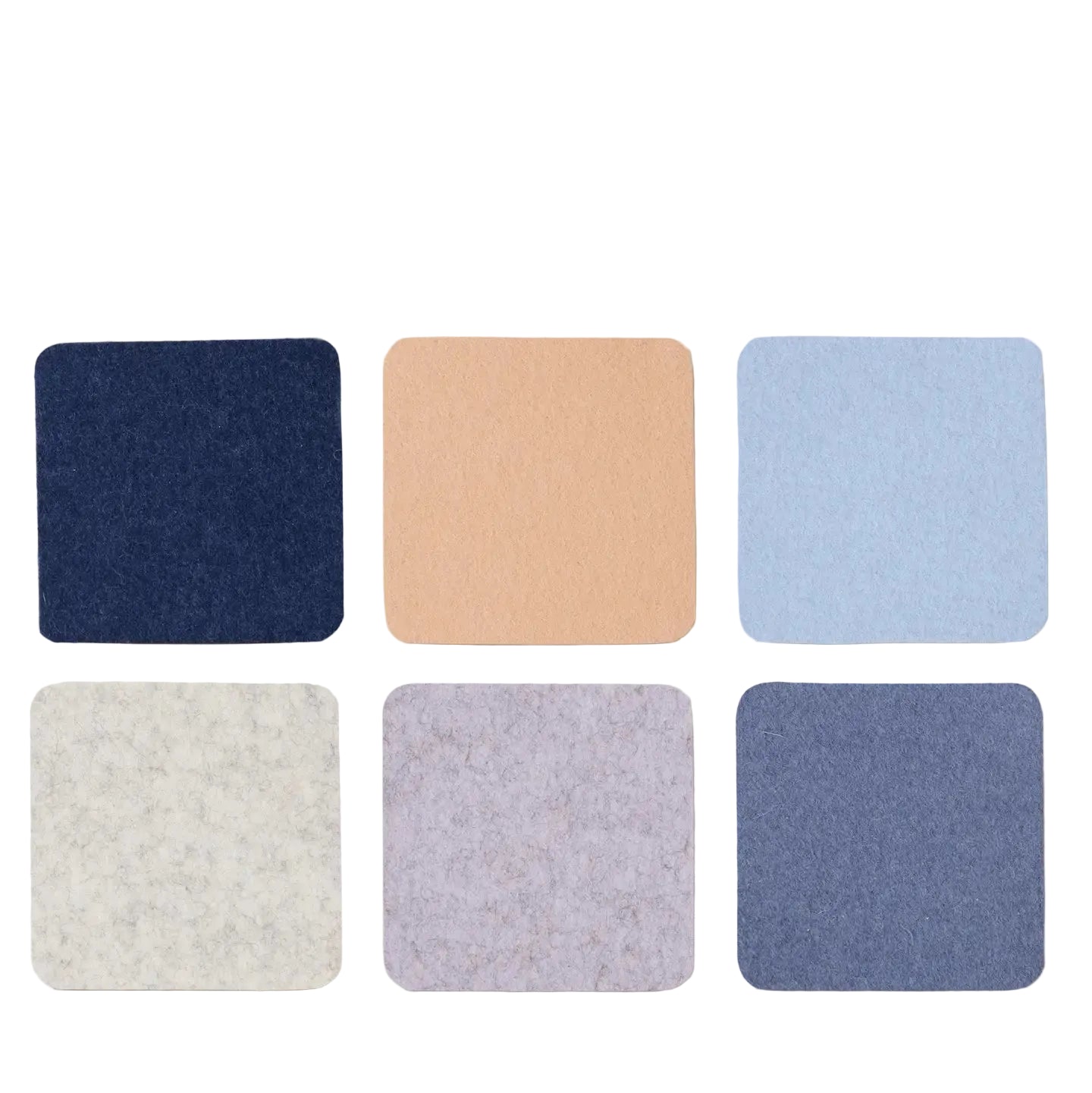 Merino Wool Coasters 6-Pack