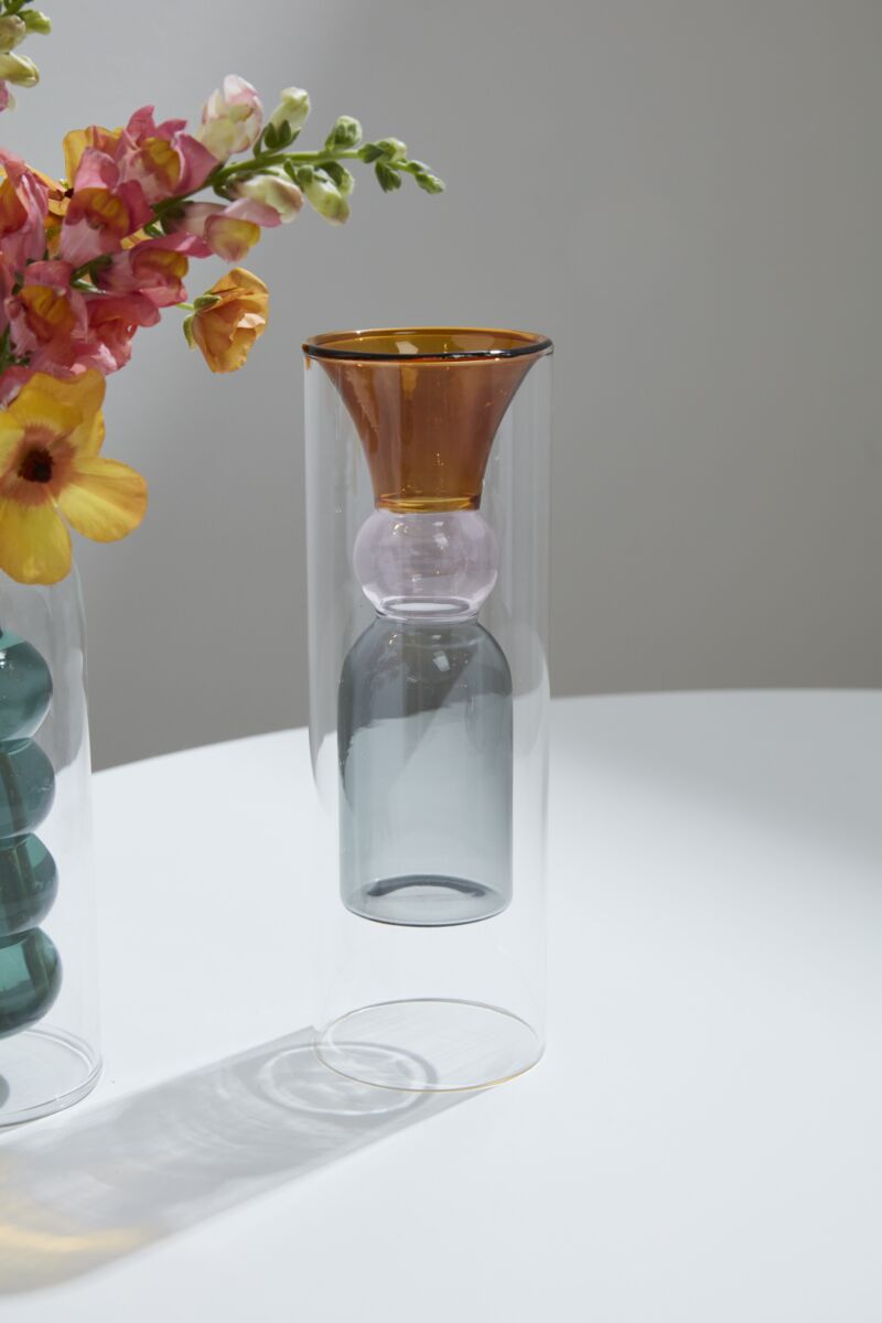 Multicolor Abacus Bud Vase