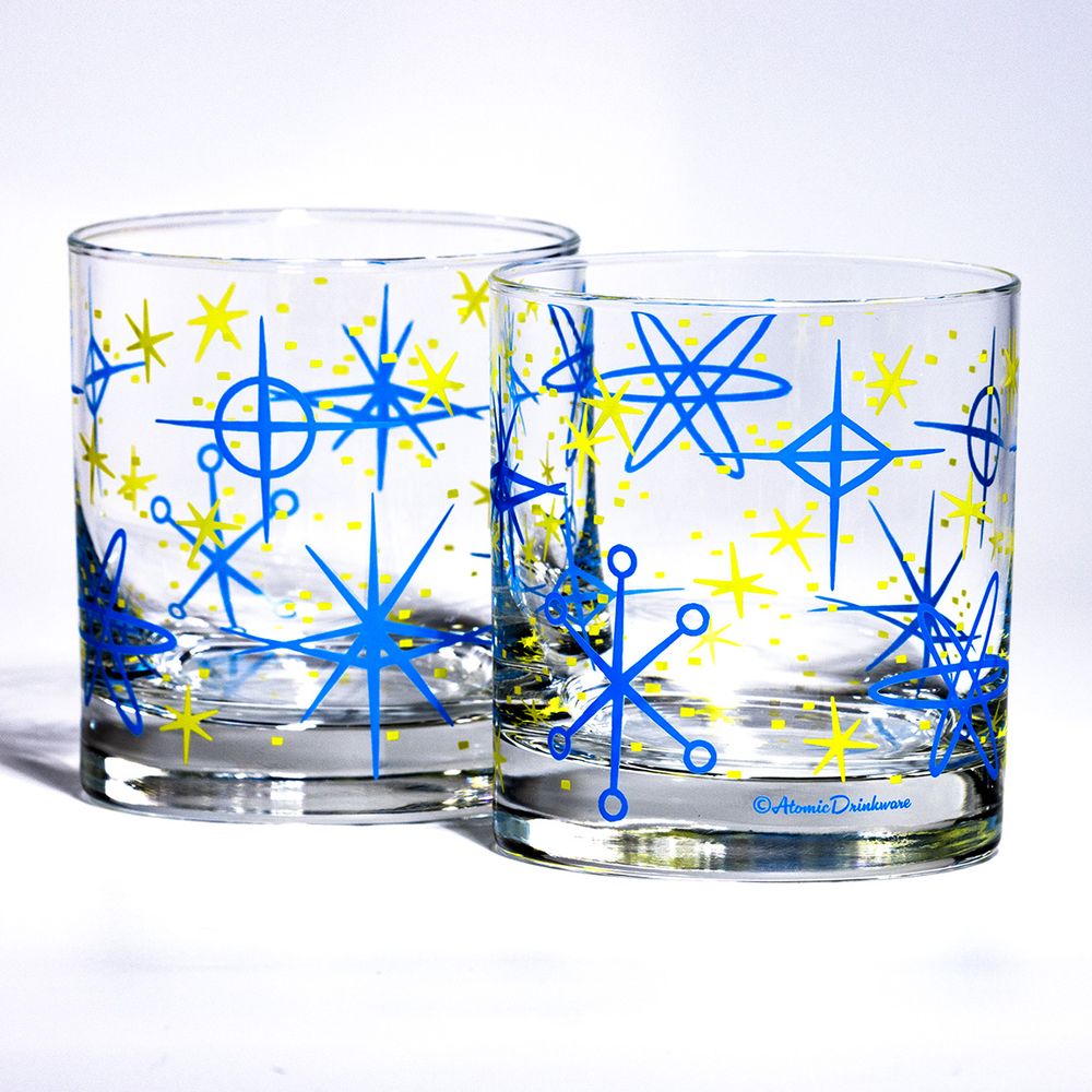 Nuclear Fallout Rocks Glasses - Set of 2