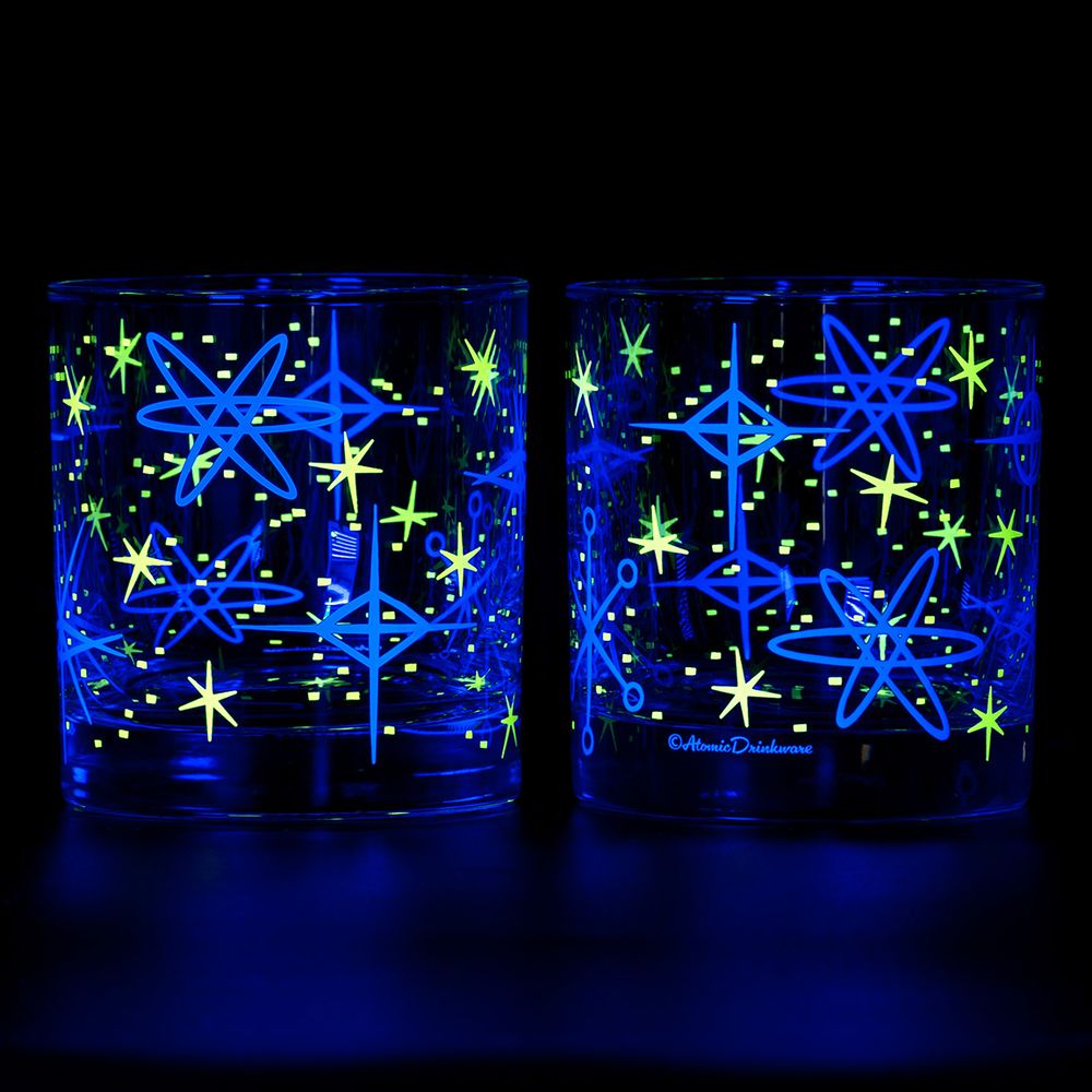 Nuclear Fallout Rocks Glasses - Set of 2