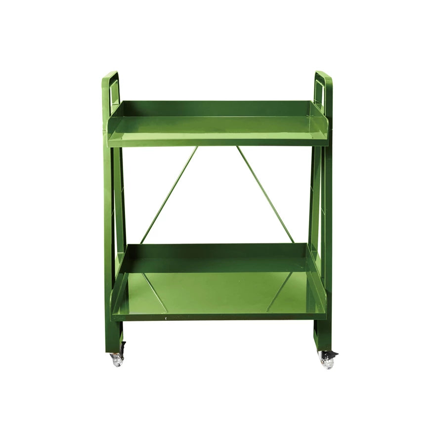 Olive Two-Tier Cart