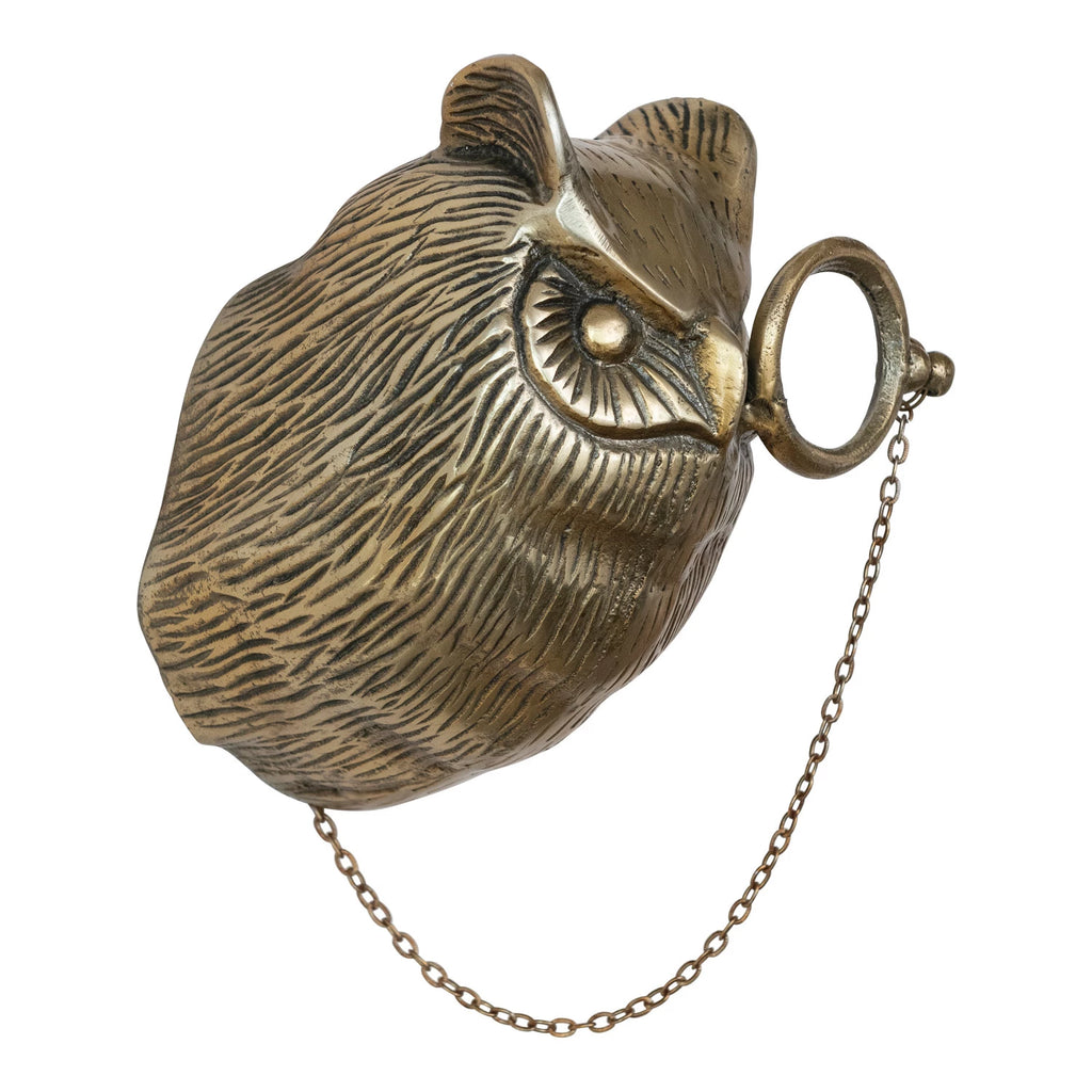 Owl Head Wall Decor