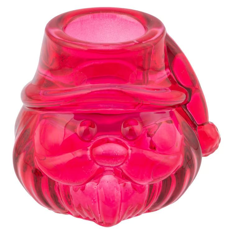 Santa Candle Holder