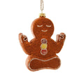 Yoga Gingerbread Man Ornament