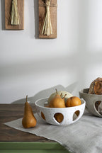 White Speckled Orchard Bowl