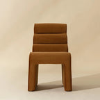 Brown chair on a beige background