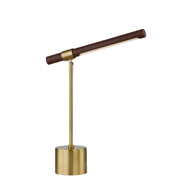 Brass Swing Arm Table Lamp