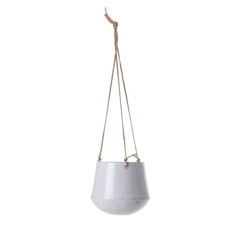 White Hanging Pot with Hook